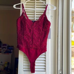 Crochet Lace Bodysuit - NWT